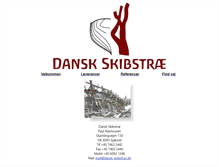 Tablet Screenshot of dansk-skibstrae.dk